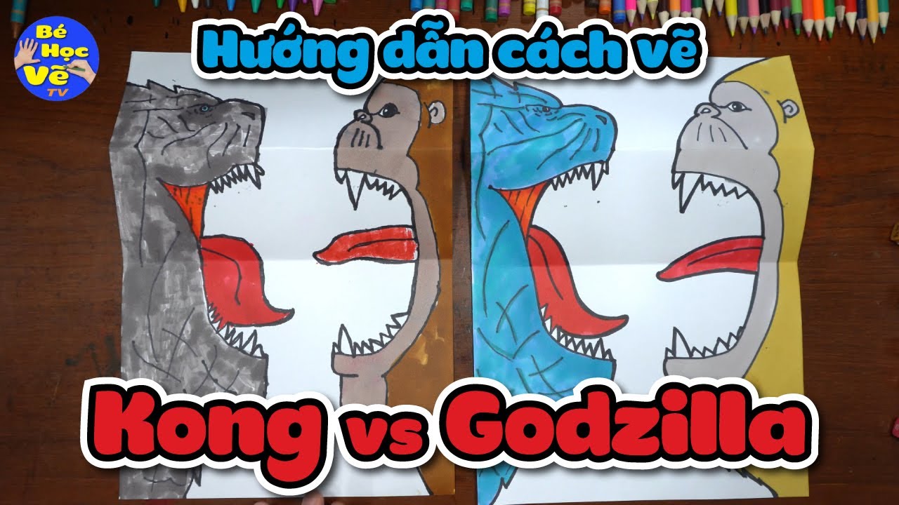 Một khung cảnh hấp dẫn với vẻ đẹp của Kinh Kong và GODZILLA, bạn có muốn thử vẽ chúng không? Hãy xem hướng dẫn vẽ King Kong vs Godzilla để tìm hiểu cách vẽ những chi tiết thú vị, từ những nét vẽ đơn giản đến những nét vẽ phức tạp. Hãy cùng học cách vẽ để tạo ra những tác phẩm nghệ thuật độc đáo của riêng mình.
