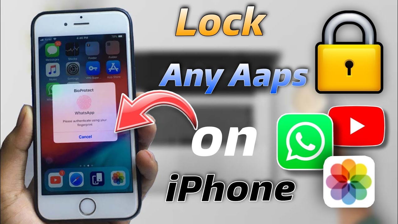 How To Lock Apps In Any IPHONE Apple Apps Locked how To Lock Apps