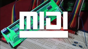 SIPO-40H Prototype + Pro Micro displaying midi (Code in description)