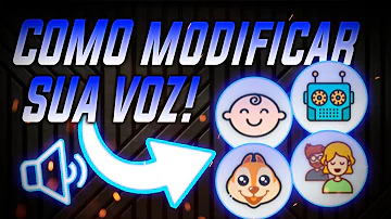 Como deixar a voz diferente?