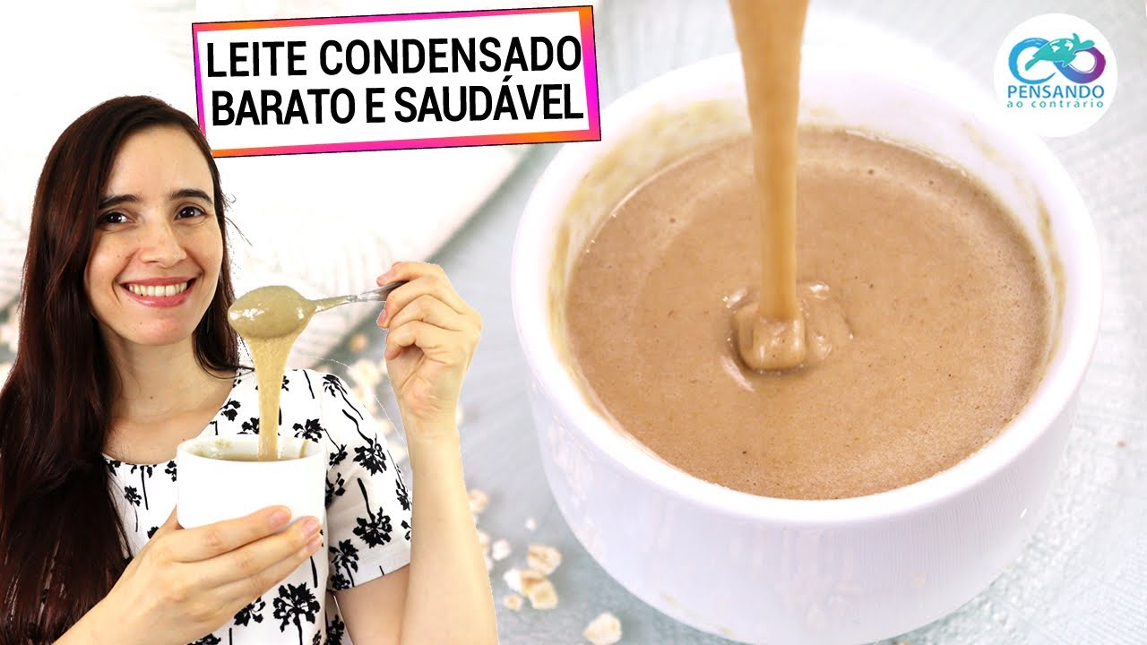 CONHEÇA O LEITE CONDENSADO DE AVEIA E NUNCA MAIS COMPRE O DO SUPERMERCADO! Mais barato e saudável!