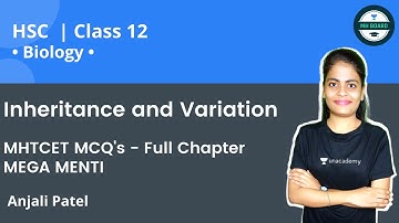 Inheritance and Variation | MHTCET MCQ