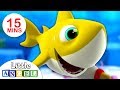 Especial Bebê Tubarão (Baby Shark) | Vídeos Infantis | Little Angel Português