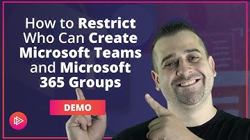 How to Restrict Microsoft Teams and Microsoft 365 Groups Creation