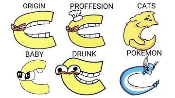 Alphabet Lore But Everyone Is ALL Different Versions Part 2 (FULL VERSION) #alphabetlore