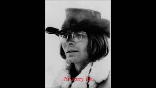 Video thumbnail of "John Denver - I'm Sorry (with lyrics)"