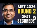 MET counselling 2026|Manipal Round 2 seat allotment|Manipal Bangalore|Manipal cutoff 2026|MET cutoff