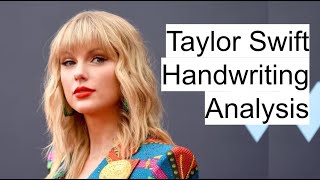 Taylor Swift Handwriting Analysis