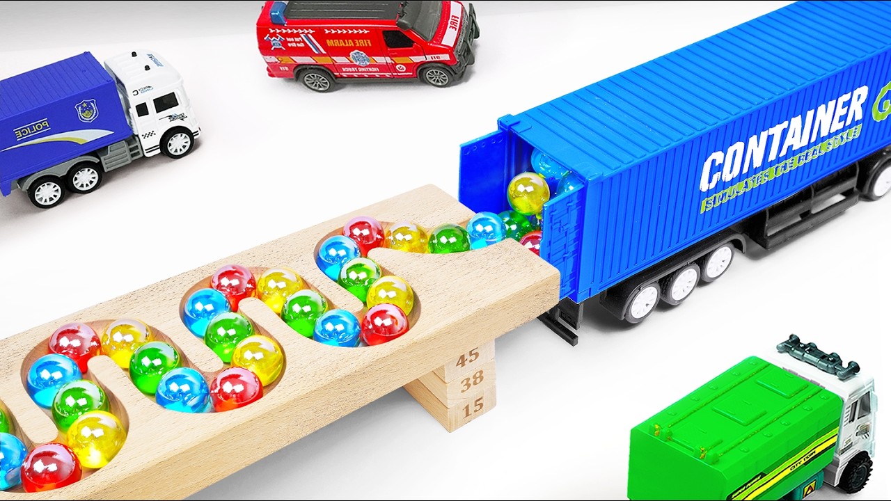 HABA Marble Run: Mesmerizing Wooden Marbles Racing Through Air ASMR