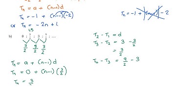 Grade 11 Patterns - Video 2 Linear/Arithmetic Patterns