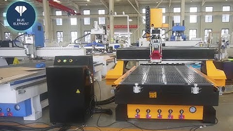 Blue Elephant 1325 ATC CNC machine test video for Australian customer