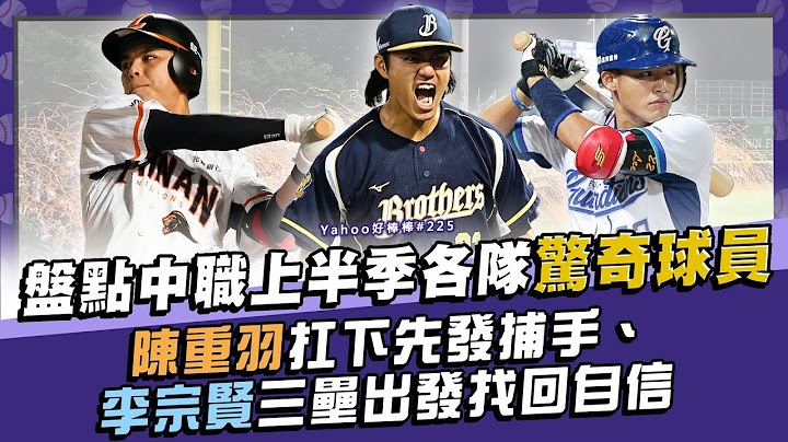 盤點中職上半季各隊驚奇球員，陳重羽扛下先發捕手、李宗賢三壘出發找回自信【Yahoo好棒棒】 - 天天要聞