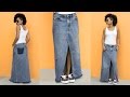 TRANSFORME SUA CALÇA JEANS EM SAIA COM FENDA | NEA SANTTANA