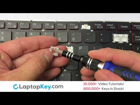 Replace Keyboard Key Lenovo IdeaPad Y700  Fix Laptop Installation Repair 80NV005NUS 80RV