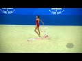 Ramos andrea and  2017 rhythmic worlds pesaro ita  qualifications ribbon