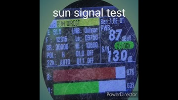 sun DTH signal settings