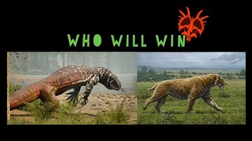 Megalania vs Smilodon | path of titans