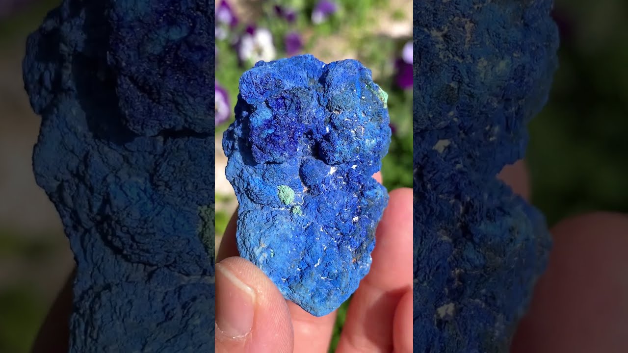 アズライト 原石 深い群青の天然石 銅鉱物標本