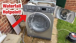 Hotpoint Smart Tech WMFUG742 washing machine || Waterfall Hotpoint!