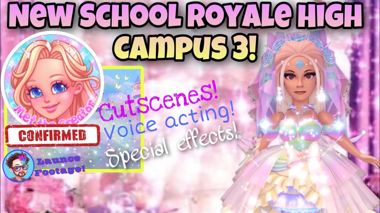ROYALE HIGH 3 OFFICIALLY ANNOUNCED! New School UPDATE Release SOON