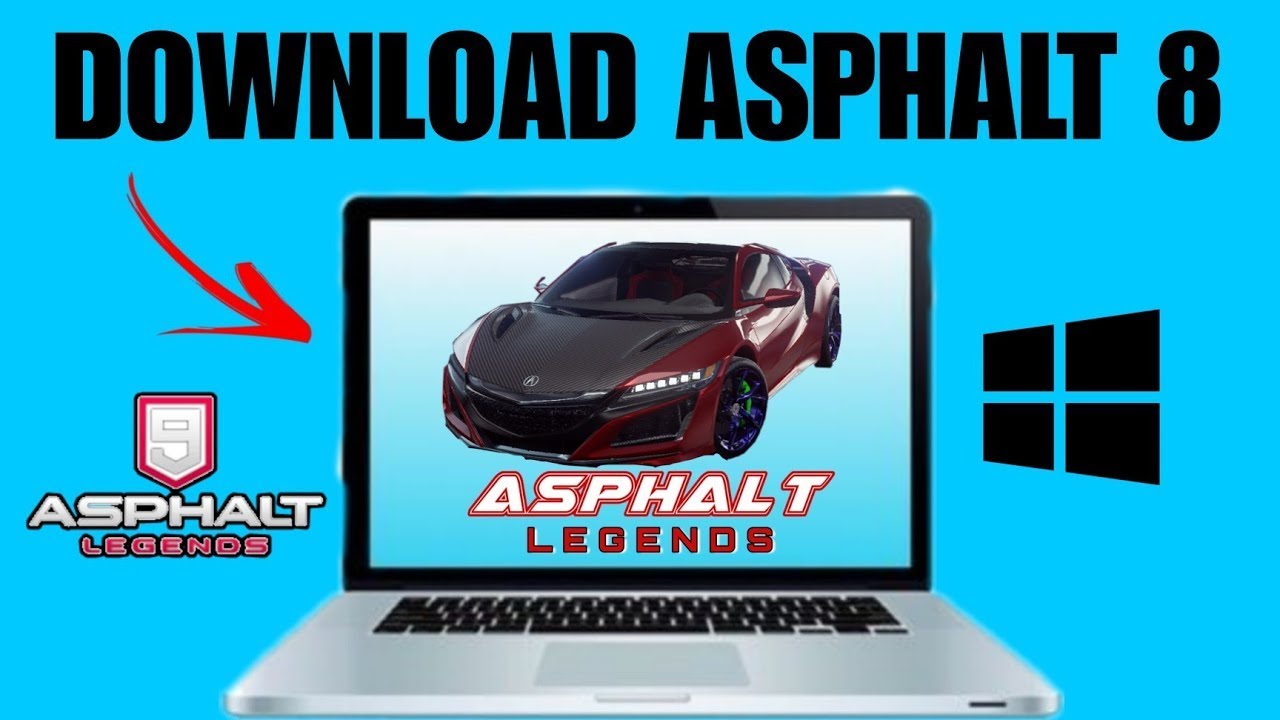 ASPHALT 8 PC GAMEPLAY IN FIRST TIME // HOW TO DOWNLOAD ASPHALT 8 IN PC