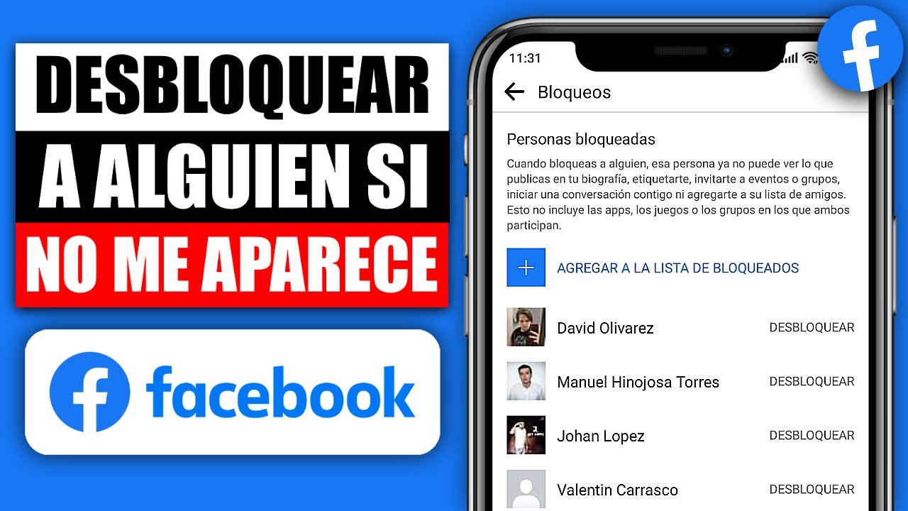 🔴 Como Desbloquear A Alguien en Facebook Si No Me Aparece (2025