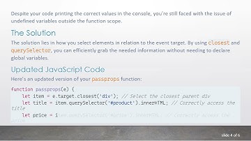 How to Access Event Target Elements Outside the onclick Function in JavaScript