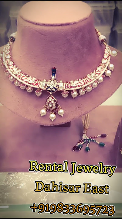 🤫 Dahisar's Hidden Gem! 💎 Amazing U-Neck Kundan Rental ₹1000 | Local Favourite! ❤️