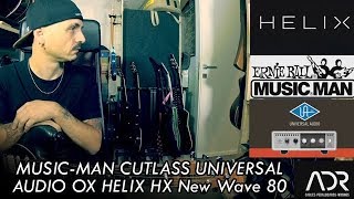MUSIC-MAN CUTLASS UNIVERSAL AUDIO OX HELIX HX New Wave 80's