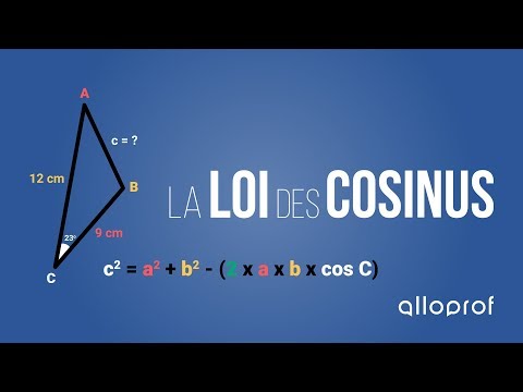 Vidéo: La loi des cosinus fonctionne-t-elle pour tous les triangles ?