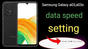 Samsung  a03s net speed setting | how to show net speed in Samsung a03s | Samsung a03 me net speed