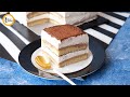 Tiramisu Cake with homemade Mascarpone cheese Recipe by Food Fusion