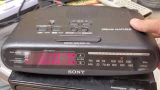 Sony ICF-370 Dream Machine Clock Radio