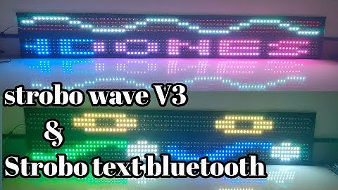 cara mudah membuat LED strip WS2811 Strobo WAVE V3 Lampu Strobo kaca 140cm joatsy Indonesia