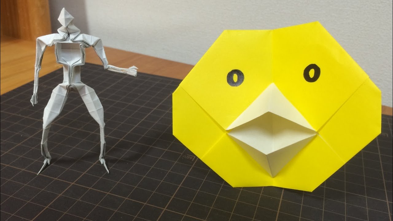 ひよこのおりがみ 折り紙の折り方 Chick Origami Youtube