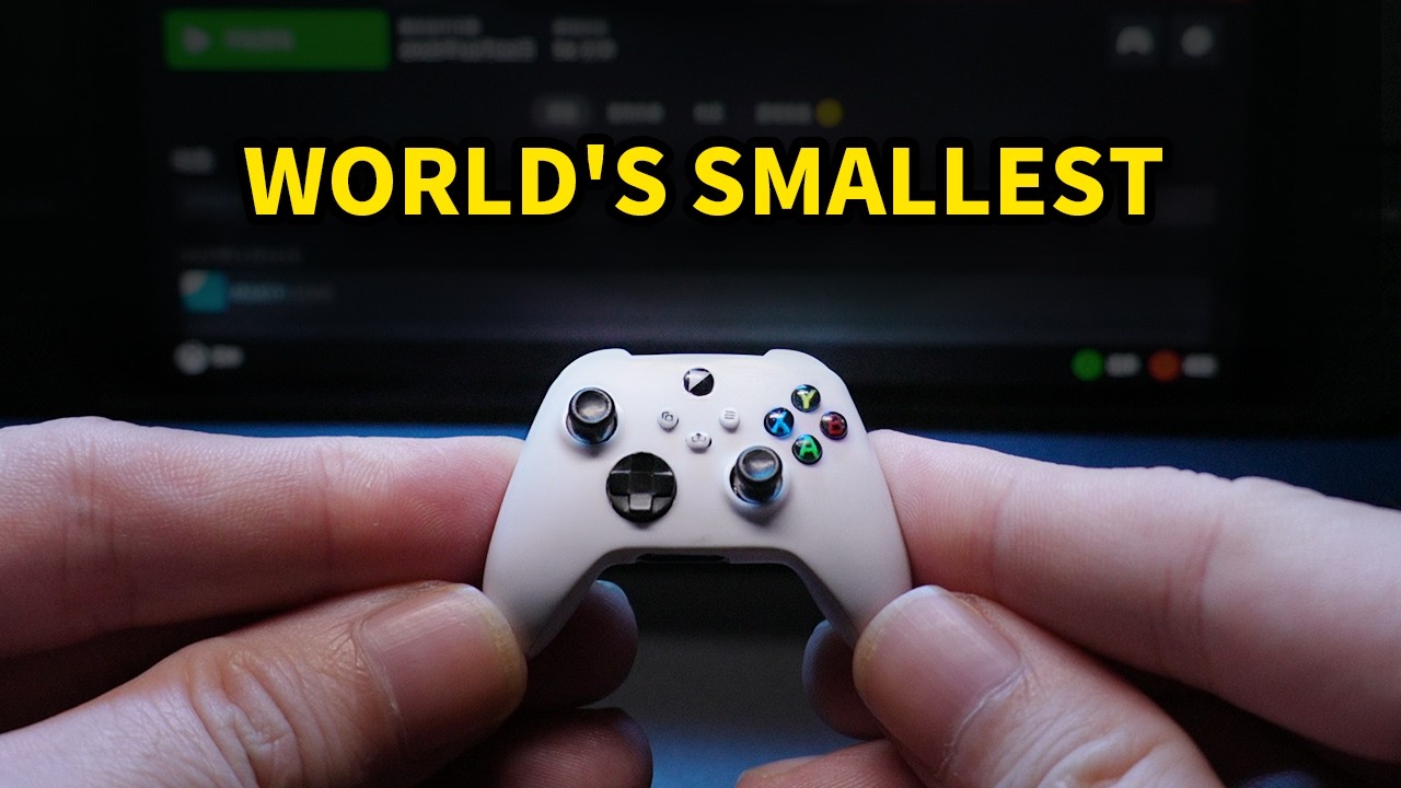 I Built the World’s Smallest FULLY PLAYABLE Game Controller | 我做出了世界最小的游戏手柄 |