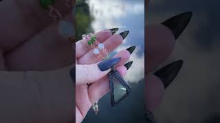 The Sea Glass Talisman will be available in my Water Witch Collection to be released soon n 10/13