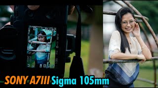 Behind The Scene POV Photoshoot using SONY A7iii &amp; Sigma Art 105mm