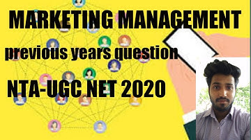 MARKETING MANAGEMENT PREVIOUS YEAR MCQ PART 4