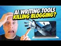 ARE AI WRITERS KILLING BLOGGING? Testing Conversion.ai Jarvis (Non-Affiliate Review!)
