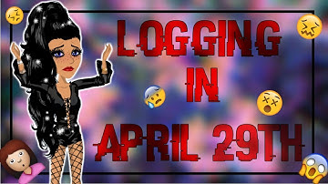 LOGGING IN APRIL 29TH!! FAKE? REAL?