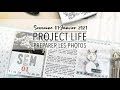 [Scrapbooking] - Project Life 23x30 - Semaine 01 - Préparer ses photos