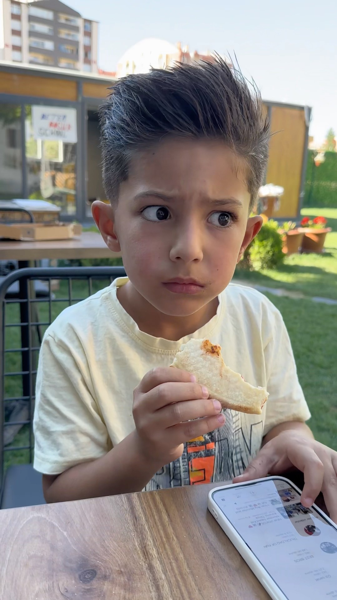If Funny Kid Wants to Eat Pizza?