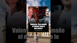 Paloma Valencia desafía a Iván Cepeda en debate electoral #colombia