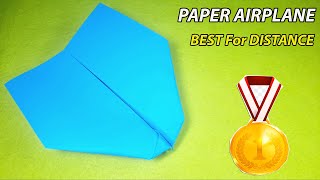 How to fold a paper plane to fly long distances, the BEST plane for long distances