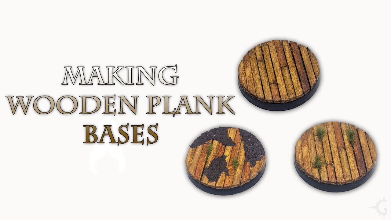 Making Wooden Plank Bases - YouTube