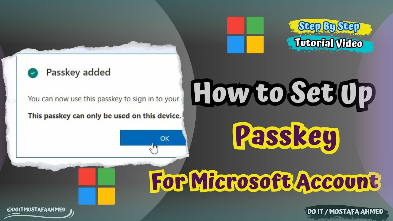 How to Set Up Passkey for Your Microsoft Account | Step-by-Step Guide ...