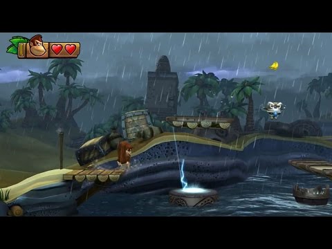 Donkey Kong Country Tropical Freeze - 4-A - Aqua Marter (+ Geheimausgang)