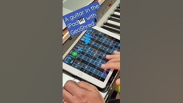 a Guitar Hero in the iPad with GeoShred 🎹 #shorts #geoshred #ipad #agdmusicproducer