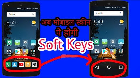 How to create SOFT KEYS on Android screen
